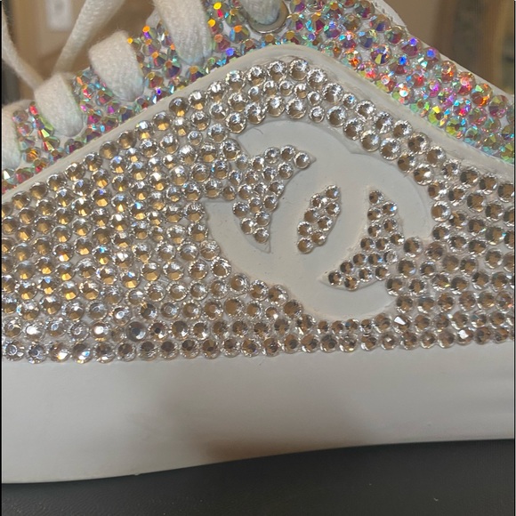 ❤️ AUTHENTIC CUSTOM CHANEL CHANEL SNEAKER - Picture 8 of 14